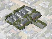 990 Garden St. Aerial View