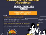Actualización de la Estrategia de Viviendas Asequibles - 16 de noviembre, 2023 (Folleto en español)