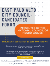 East Palo Alto City Council Candidates Forum