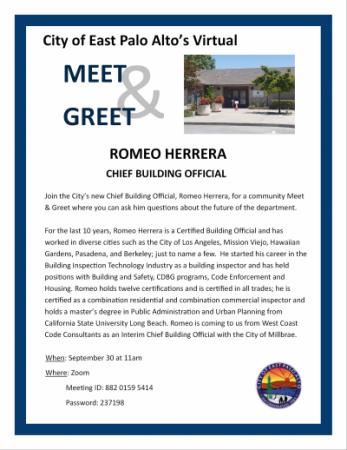 Meet & Greet CBO Flyer
