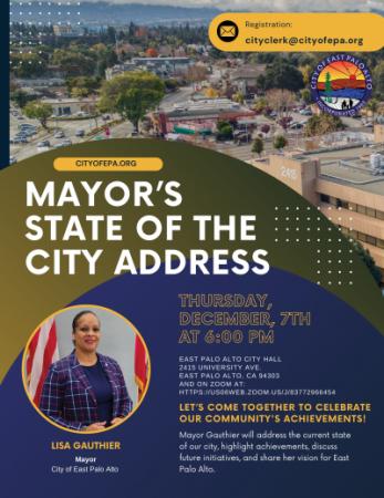 MAYOR'S STATE OF THE CITY ADDRESS