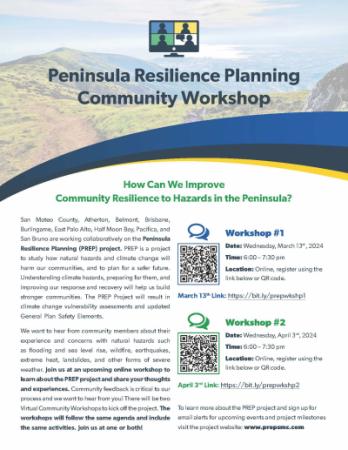 Peninsula Resilience Planning Community Workshop 