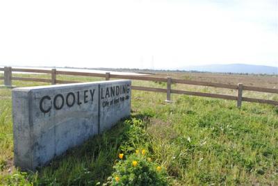 Cooley Landing Park Stone Sign