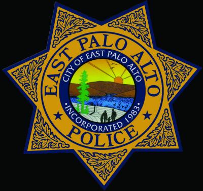 East Palo Alto Police Star with black background