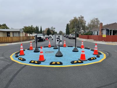 Temporary Traffic Circles