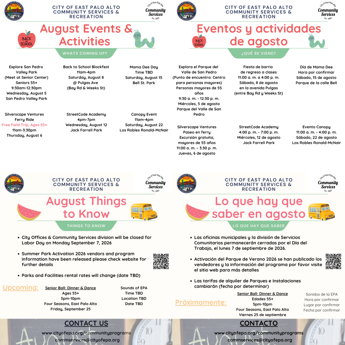 August Newsletter