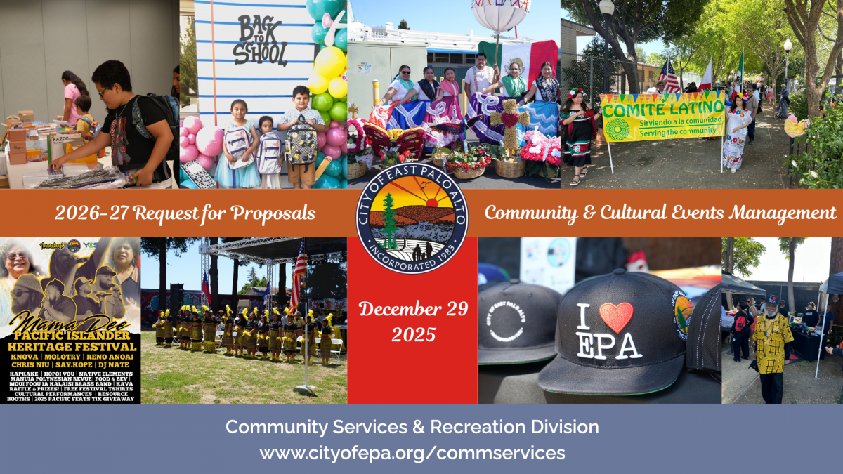 2026-27 Community & Cultural Events RFP Cover