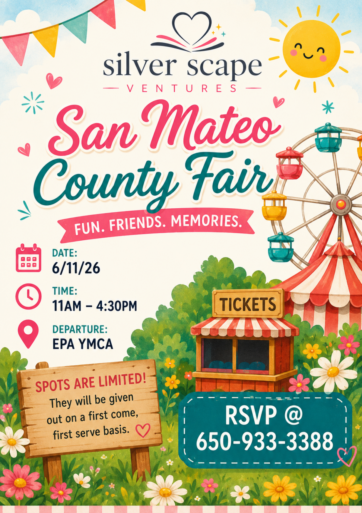SilverScape Ventures trip to the San Mateo County Fair