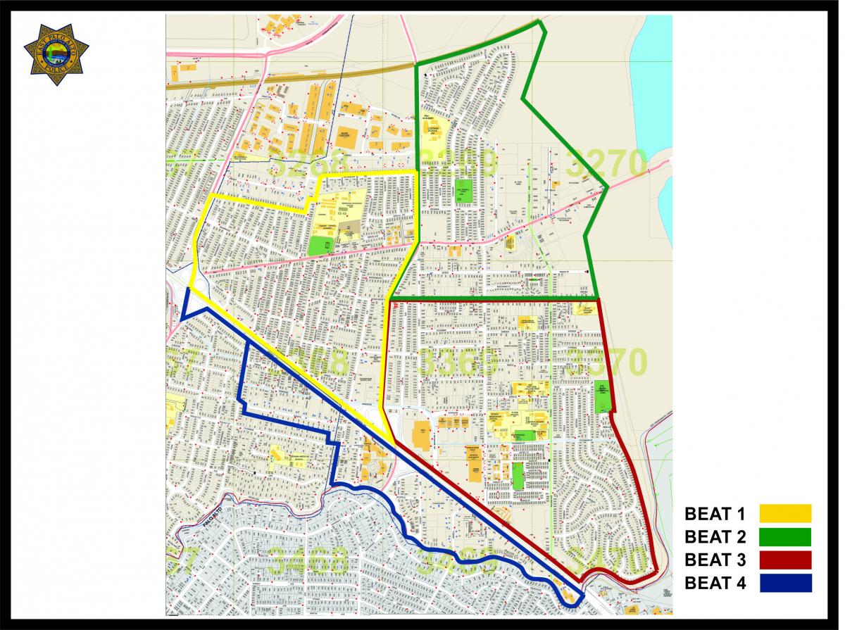 East Palo Alto Police Beat Map