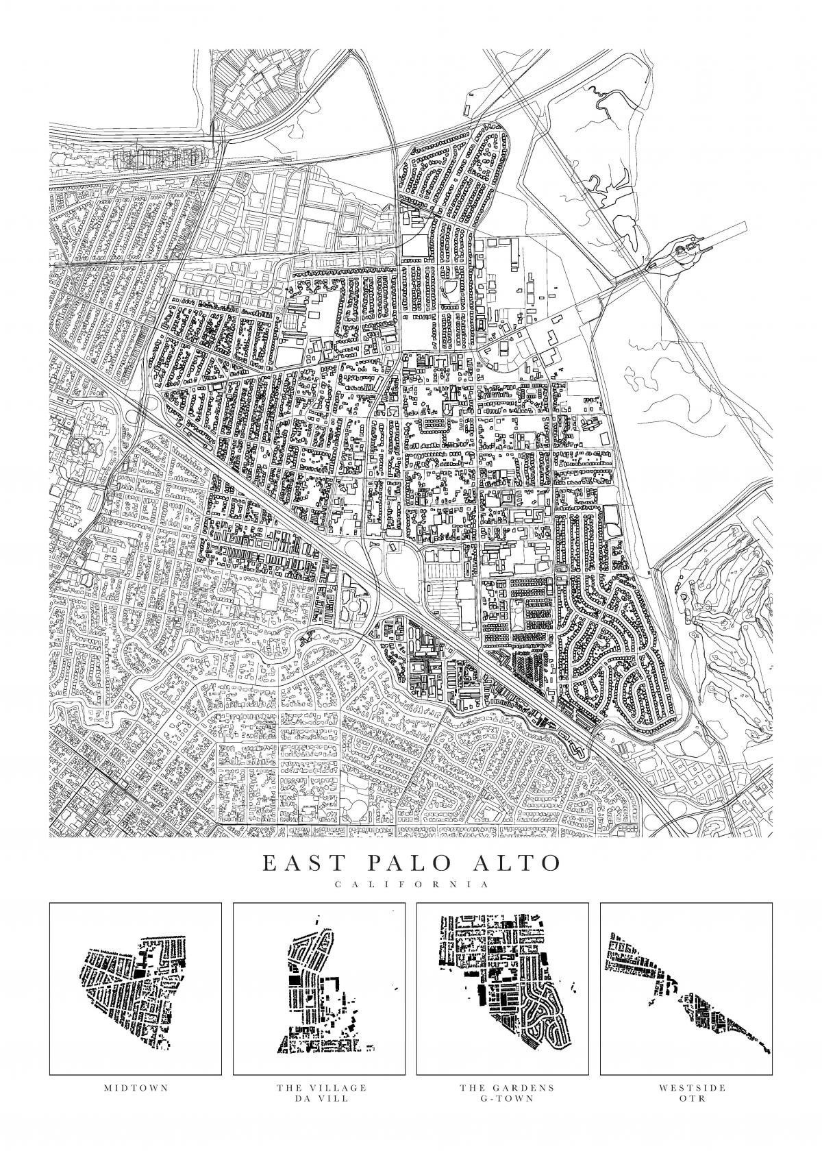 Map of East Palo Alto